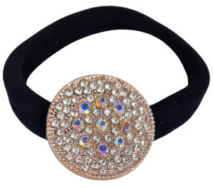 Gumka do włosów z błyszczącą ozdobą 