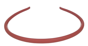 Opaska czerwona wąska kauczukowa 