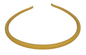 Opaska żółta wąska kauczukowa 