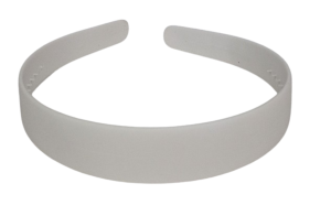 Opaska biała szeroka kauczukowa 