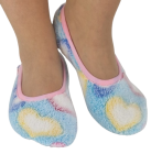 Baletki materiałowe w serca ciepłe lekkie, miękkie R. 24-44 