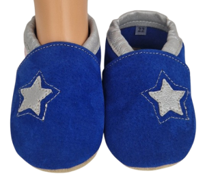 Kapcie świąteczne Dreptulki SKÓRA welurowa r. 20-34