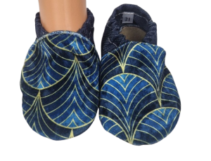 Dreptulki tkanina Rozmiar 22 wyprzedaż-skórzana podeszwa