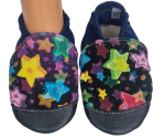 Dreptulki bawełniane z kolorowymi gwiazdkami