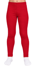 Legginsy getry czerwone bawełna dziecięce