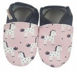 Kapcie Dreptulki ekoskóra nadruk jednorożec r. 20-34