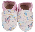 Kapcie Dreptulki ekoskóra nadruk jednorożec tęczowy r. 20-34
