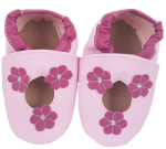 Dreptulki - Sandałki kwiatki na fuksji