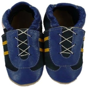 Kapcie Dreptulki skóra welur niebieskie tenisiaki r. 20-34