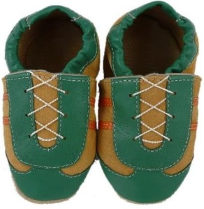 Dreptulki welurowe z aplikacją zielone tenisiaki na beżu