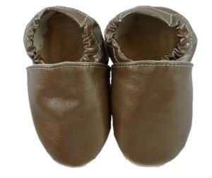 Kapcie Dreptulki skóra licowa brązowy r. 20-34