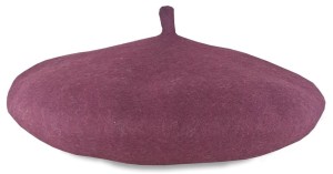 Beret ciemne bordo dla dorosłych