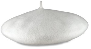 Beret ecru dla dorosłych