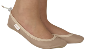 Baletki z regulacją beżowe