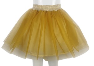 Spódnica tiulowa złota