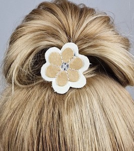 Gumka do włosów z KWIATKIEM 
