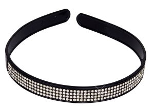 Opaska do włosów wysadzana kamyczkami